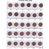 Image 1 : 1920-2012 Canada 1-cent Collection uni-safe brown album . You will receive one of each date  from 19