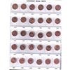 Image 3 : 1920-2012 Canada 1-cent Collection uni-safe brown album . You will receive one of each date  from 19