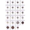 Image 1 : Lot of 23x 1910-1967 Australia coins :  you will receive 9x 6-pence dated between 1910-1957, 9x 6-pe