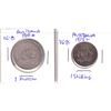 Image 1 : 1915-H Australia 1 florin & 1915L 1 Shilling coins appear to be in VG-8 condition. Please view scan 
