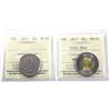 Image 1 : 2015 Canada 50-cent & 2017 Polar $2 ICCS Certified MS-65. 2pcs