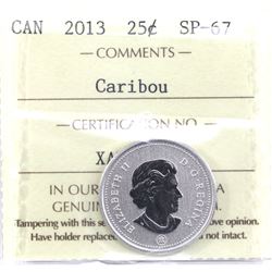 2013 Canada 25-cent ICCS Certified SP-67