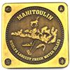 Image 2 : 2007 Rare Low Mintage Manitoulin Island Haweater $20 Logging Square Medallions