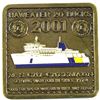 2001 Rare Low Mintage Manitoulin Island Haweater $20  M.S. Chi-Cheemaun square medallions