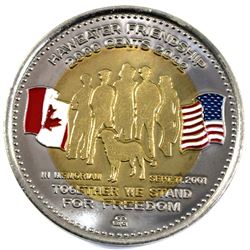 2000 Thanks! Haweater Friendship Bi-metallic 2000-cent token struck for the Lions Club.