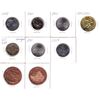 Estate Lot of 9x  RCM Tokens. You will receive the 1999-200  Millennium, 2001,2008,2x 2011,2013, CRM