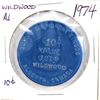 1974 10-cent Wildwood Aluminium Token