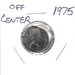ERROR! 1975  Canada OFF Center 10-cent