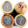 Image 1 : 4x 1971 Canada Circulated 25-cent Roll of 40pcs. 4pcs