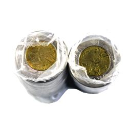 Pair of 2014 $2.00 Wait For Me, Daddy Original Wrap Roll of 25pcs. 2 Rolls