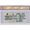 Image 2 : 1991 $20 BC-58b, Bank of Canada, Bonin-Thiessen,  EVA with Back Position Number,   S/N: EVA2559101, 
