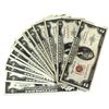 Image 1 : Group Lot of 22x USA $2 Banknotes - 4x 1953, 2x 1963, 9x 1976, 2x 2003 & 4x 2013. Some notes contain