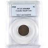 Image 1 : 1920 Small Canada 1-cent PCGS Certified MS-64 Red/Brown
