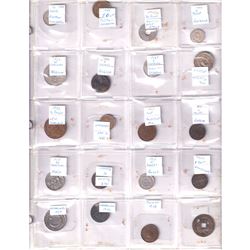 Estate lot of 57x World  coins. 57pcs