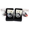 2007 & 2008 Canada $25 Vancouver Olympics Hologram Sterling Silver Coins - 2007 Alpine Skiing & 2008