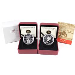 2012 Canada $1 Calgary Stampede Centennial & 2012 $1 100th Anniversary of CFL Grey Cup Limited Editi