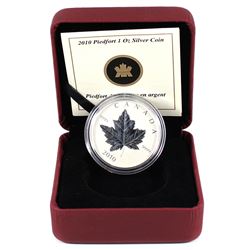 2010 Canada $5 Piedfort Fine Silver Maple Leaf (Missing outer sleeve). TAX Exempt
