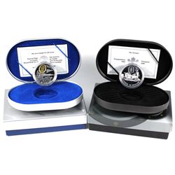 1996 Canada $20 Aviation Series - Avro Arrow CF-105 & 2000 $20 Transportation Train - The Toronto Fi