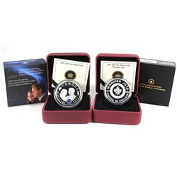 2011 Canada $20 Winnipeg Jets & 2011 $20 Wedding Celebration Fine Silver Coins. 2pcs (TAX Exempt)