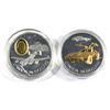 1990 Canada $20 The Avro Lancaster Bomber Sterling Silver coin &  2003 Canada $20 Transportation Car