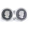 Image 2 : 2014 Canada $10 O Canada Series Canadian Cowboy & Down by the old maple tree Fine Silver Coins Encap