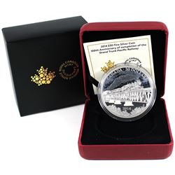 2014 Canada $30 Grand Trunk Pacific Railway (Sleeve lightly bent). TAX Exempt