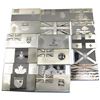 Image 1 : Sterling Silver Bulk Lot! 1130 grams total Weight of Sterling Silver (0.925) bars featuring the flag