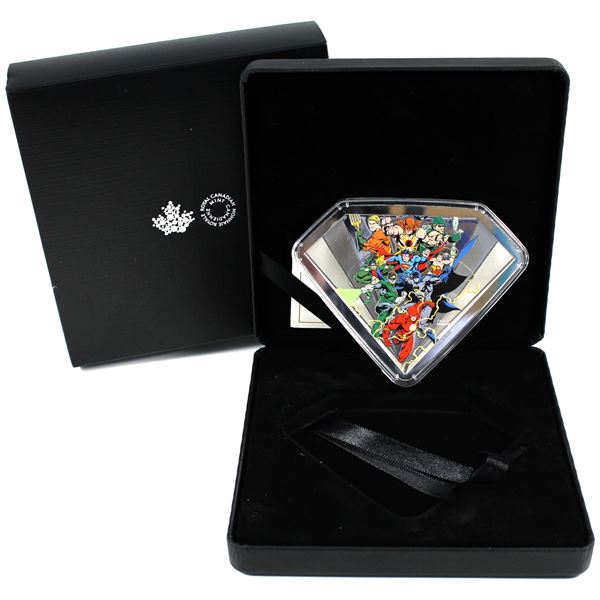 2018 Canada $100 The Bronze Age of DC Comics Fine Silver Coin (Light scratches on coin & light tonin