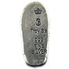 Image 2 : 3oz fine Silver Monarch Mint Skelton Ingot in Antique Finish.