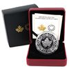 Image 1 : 2020 CANADA $30 CANADIAN MAPLE LEAF BROOCH LEGACY FINE SILVER COIN