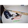 Image 1 : Louisville Slugger, Helmet and Slingshot