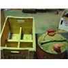 Image 2 : Vintage Gas Can and Vintage Pepsi Wooden Crate