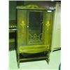 Image 1 : Vintage China Cabinet on Caster 33 by 14.5 by 57" T