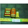 Image 2 : Vintage Spice Tins and Glass Bottle
