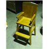 Image 1 : Wooden Kids High Chair 33.5" T