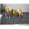 Image 1 : 3 Horse Figurines (1 Broken Leg)