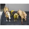 Image 2 : 3 Horse Figurines (1 Broken Leg)