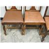 Image 3 : 3 Vintage Wooden Chairs