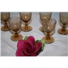 Image 2 : 6 Stemmed Egg Cups and Napoleon Ceramic Rose
