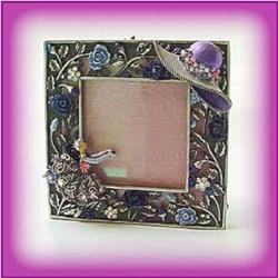 BALLERINA PHOTO FRAME 24K GOLD SWAROVSKI CRYSTALS