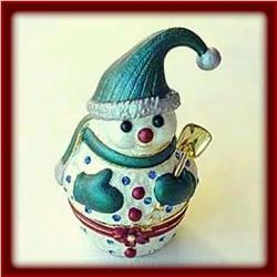 FABERGE GOLD EGG 24K  SWAROVSKI CRYSTALS RING BOX