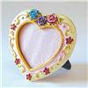 Image 1 : FLOWERS 24K GOLD & SWAROVSKI CRYSTALS HEART FRAME