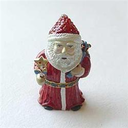 SANTA CHRISTMAS BOX 24K GOLD & SWAROVSKI CRYSTALS