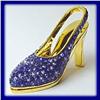 Image 1 : BLUE SHOE SWAROVSKI CRYSTAL BUSINESS CARD HOLDER