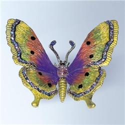 24K GOLD DECORATION SWAROVSKI CRYSTAL BUTTERFLY 