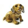 Image 1 : BEAGLE PUPPY DOG 24K GOLD CRYSTAL JEWELRY BOX NEW