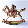 Image 1 : 24K GOLD CRYSTAL BABY ROCKING HORSE TEDDY BEAR BOX TOYS