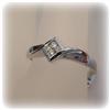 Image 1 : GENUINE DIAMOND RING 10K WHITE GOLD