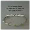 Image 2 : REAL 2  CARAT DIAMOND WHITE GOLD TENNIS BRACELET