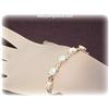 Image 4 : NEW SOLID 14K GOLD OPAL TENNIS BRACELET 7.25"